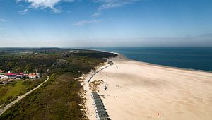 La plage de Vrouwenpolder au printemps 2