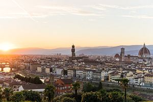 Vue de la vieille ville de Florence sur Shanti Hesse
