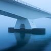 Zeeland bridge in the mist van Paul Begijn