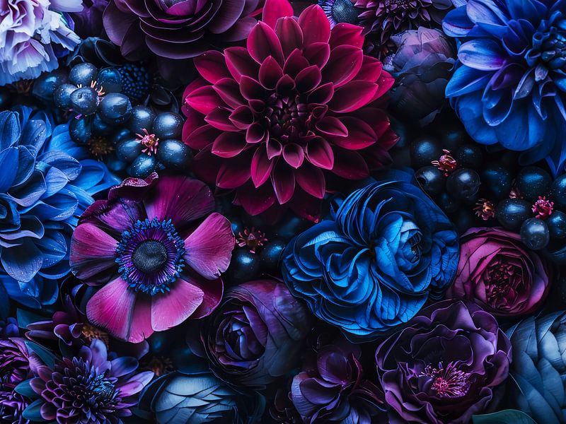Dunkle Blumen von haroulita
