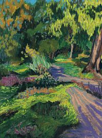 Licht im Botanischen Garten von Marjet Visscher