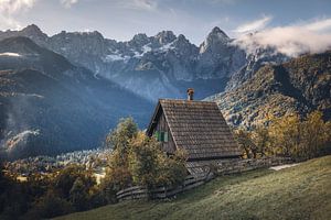 Rustikales Häuschen am Berghang | Slowenien