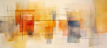 Transparant schilderij 329953 van Abstract Schilderij