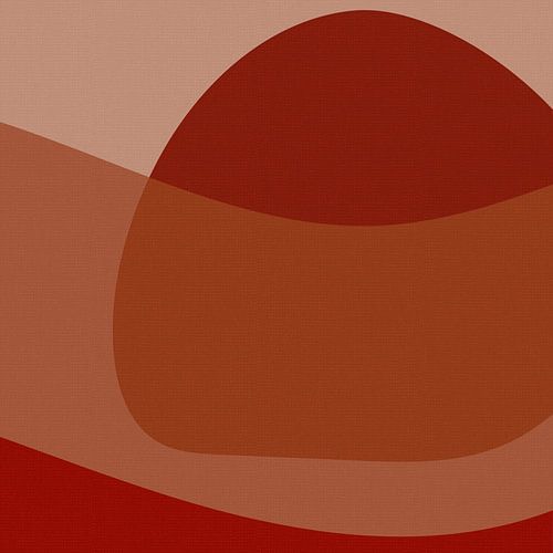 Minimalist abstract art in earthy tones III by Dina Dankers