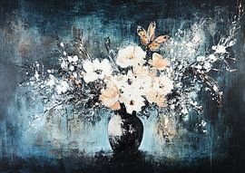 Blumige Komposition von ARTEO Gemälde