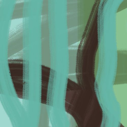 Moderne abstracte kleurrijke kunst in neon- en pastelkleuren nr. 6