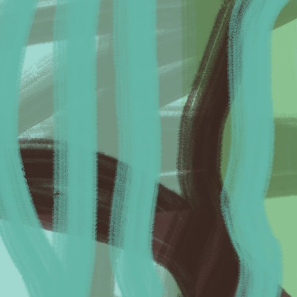 Modern abstract colorful art in neon and pastel colors no. 6 by Dina Dankers