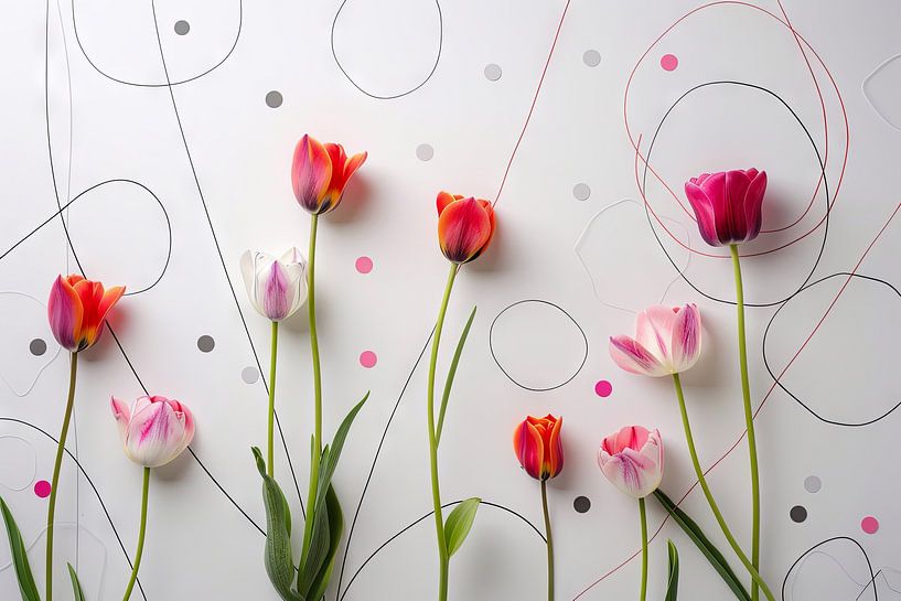 Tulipes par Poster Art Shop