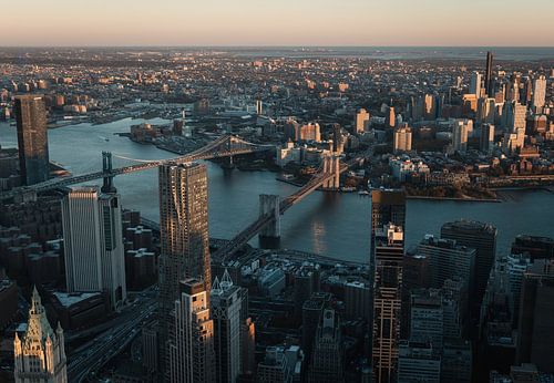 Manhattan Skyline Two Bridges sur swc07