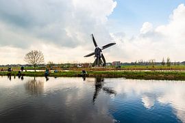 Kinderdijk Windmolens van Brian Morgan