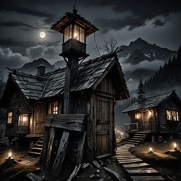 Mountain hut by Nick Wendt