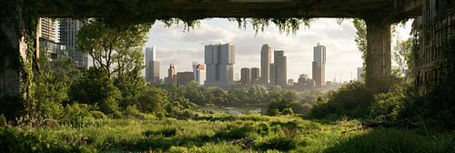 Rotterdam waar de stad en natuur elkaar raken