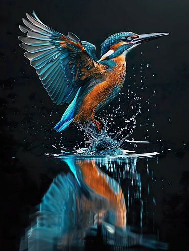 pulsierender Eisvogel