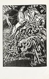 horses, Resinger - Phaeton, LUDWIG VON HOFMANN, 1922 by Atelier Liesjes