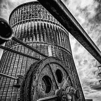 urbex cooling tower from the outside