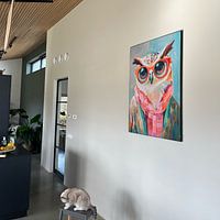 Photo de nos clients: Owl art | Owl with Spectacles par Art Merveilleux, sur artframe