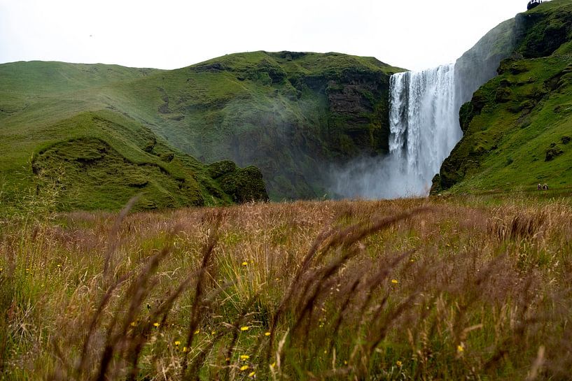 The Skogafoss waterfall in Iceland by Geerke Burgers
