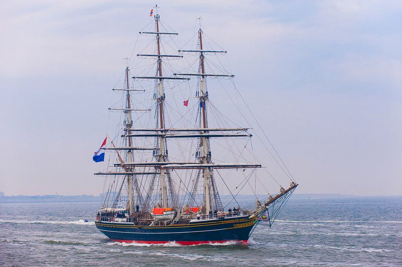 Clipper De Stad Amsterdam with the Crown Prince on board by Brian Morgan