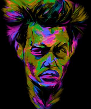 Johnny Depp Pop Art PUR Serie No.3 van Felix von Altersheim