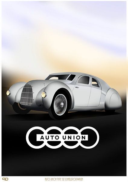 Auto union type 52 by Ernst Schilperoord
