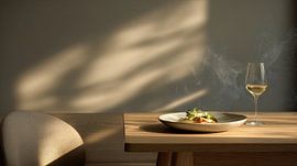 Minimalistische Gastronomie