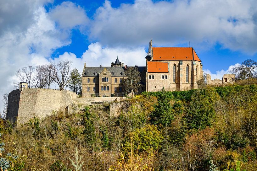Vue du château de Mansfeld par Andreas Völkel
