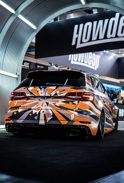 Einzigartiger Audi RS3 verpackt von Foliatec.de auf der Essen Motorshow von Petar Delic