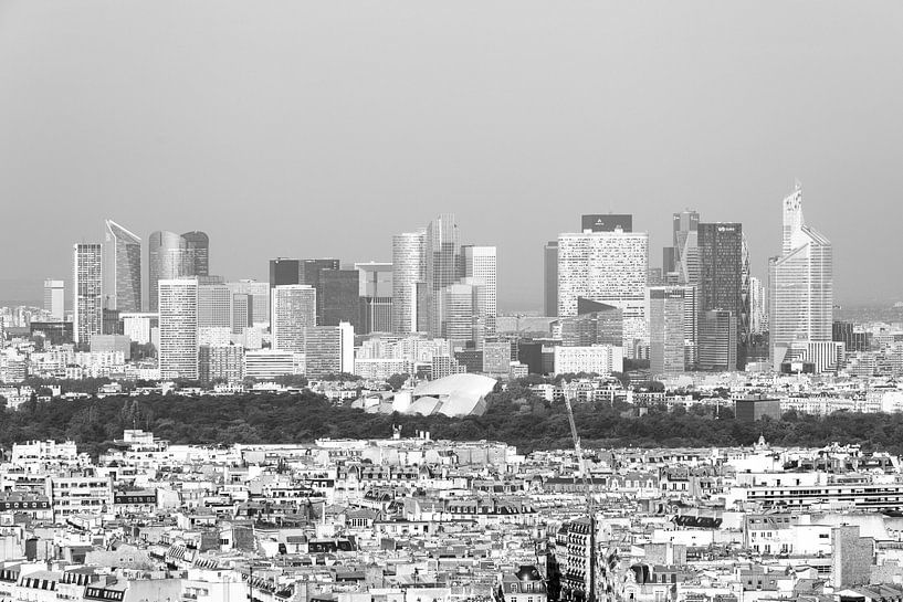 De wolkenkrabbers van La Défense in Parijs van MS Fotografie | Marc van der Stelt