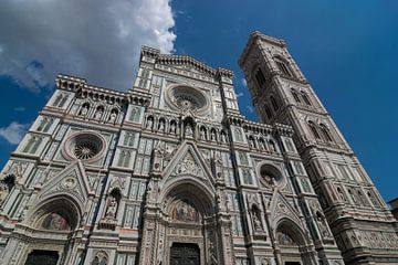 De Duomo van Florence, de mooie Venetiaans Romaanse dom kerk in Toscane van Patrick Verhoef