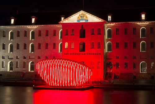 Amsterdam Light Festival, Scheepvaartmuseum van Elisabeth Aardema