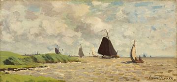 Gezicht op voorzaan, Claude Monet