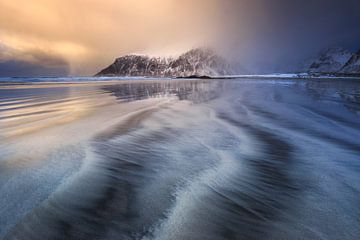 Sunset at Skagsanden. by Sven Broeckx