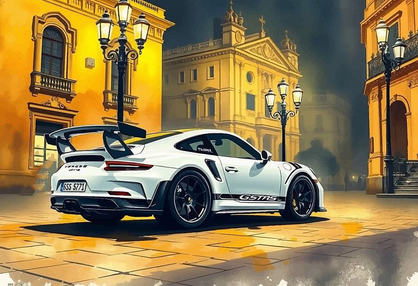 Porsche 911 GT3 RS - Ville européenne par MIROKKU