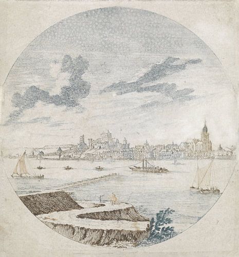 Gezicht op Nijmegen, 1688