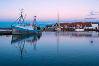 Gezicht op de haven van Klintholm Havn in Denemarken van Rico Ködder thumbnail