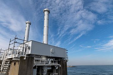 Eastern Scheldt storm surge barrier by Richard Wareham