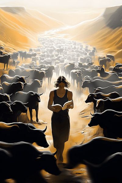 The literary shepherd by Vythryd Arts