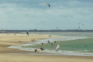 Freedom on the North Sea beach by Karin Riethoven