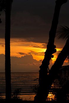 Costa Ricanischer Sonnenuntergang