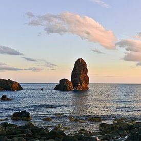 Majestic Sicilian coast in Aci Trezza by Silva Wischeropp