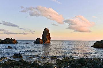Majestic Sicilian coast in Aci Trezza