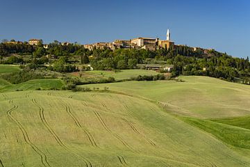 Landschaft um Pienza, Val d'Orcia, Toskana