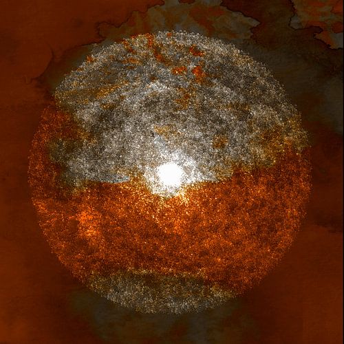 Japan Abstract Roest Rood Bruin