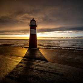 Lighthouse Shadow by Ruud van den Berg