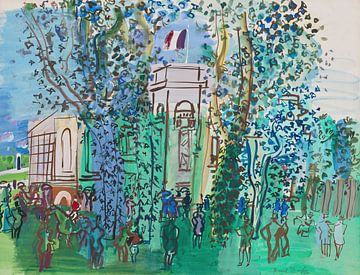 Raoul Dufy - La maison de la balance à Deauville (circa 1930) sur Peter Balan