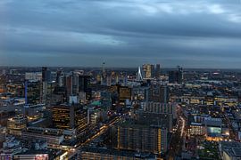 The view of the city center of Rotterdam by MS Fotografie | Marc van der Stelt