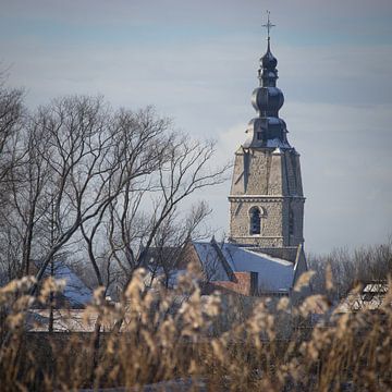 Sint Aldegonde kerk, Mespelare, België van Imladris Images