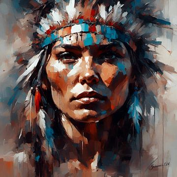 Native American Heritage 25 by Johanna's Art