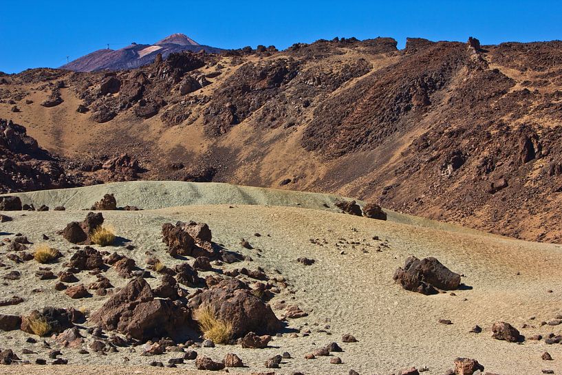 Pierres dans le paysage de lave du Teide par Anja B. Schäfer