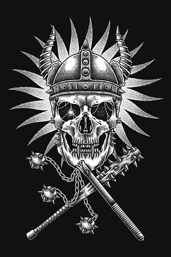 LE CRÂNE DU SEIGNEUR DE GUERRE DE FER